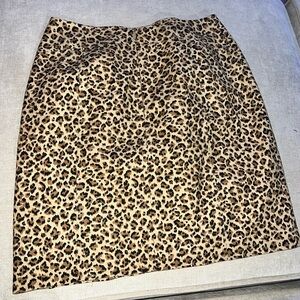 Vintage Y2K Equator Animal Print Skirt Leopard Cheetah Print